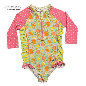 Matilda Jane 8Y or 10Y Let’s Go Together Fruit Smoothie Rashguard Swimsuit